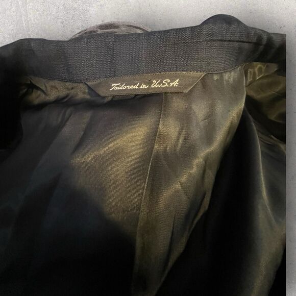 Vintage Christian Dior Blue Male 2 Piece Suit - Picture 5 of 15